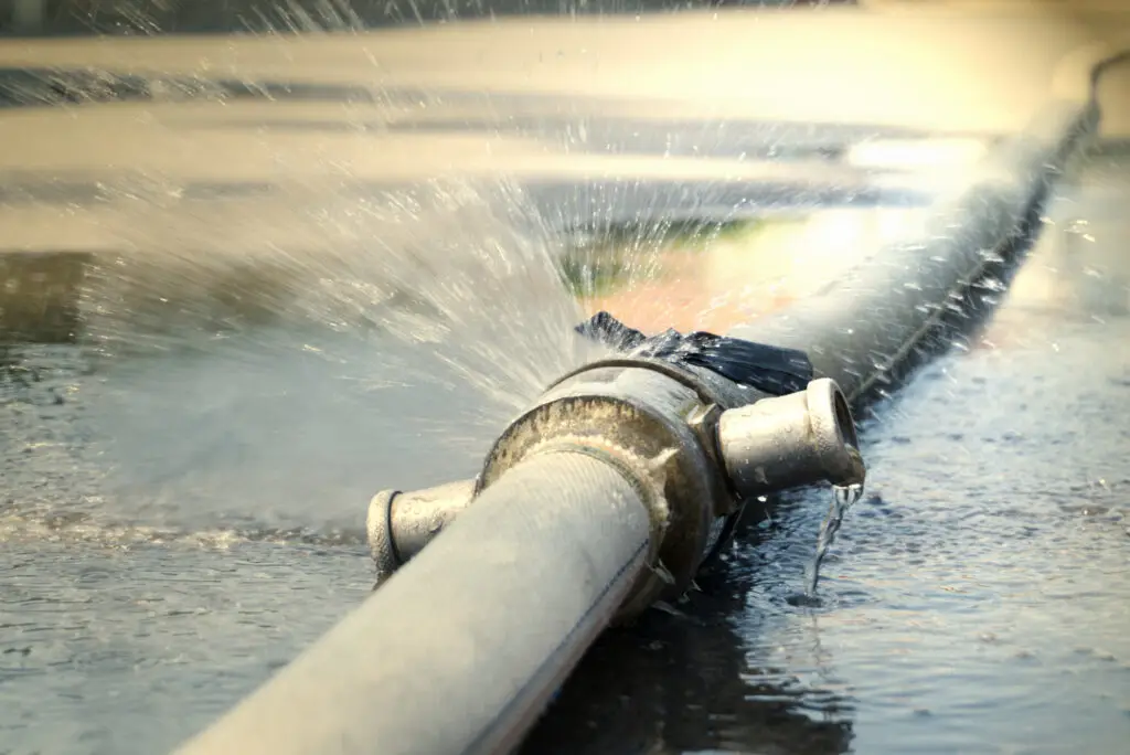 Wasserrohrbruch bei einem Rohrbruch in Wien