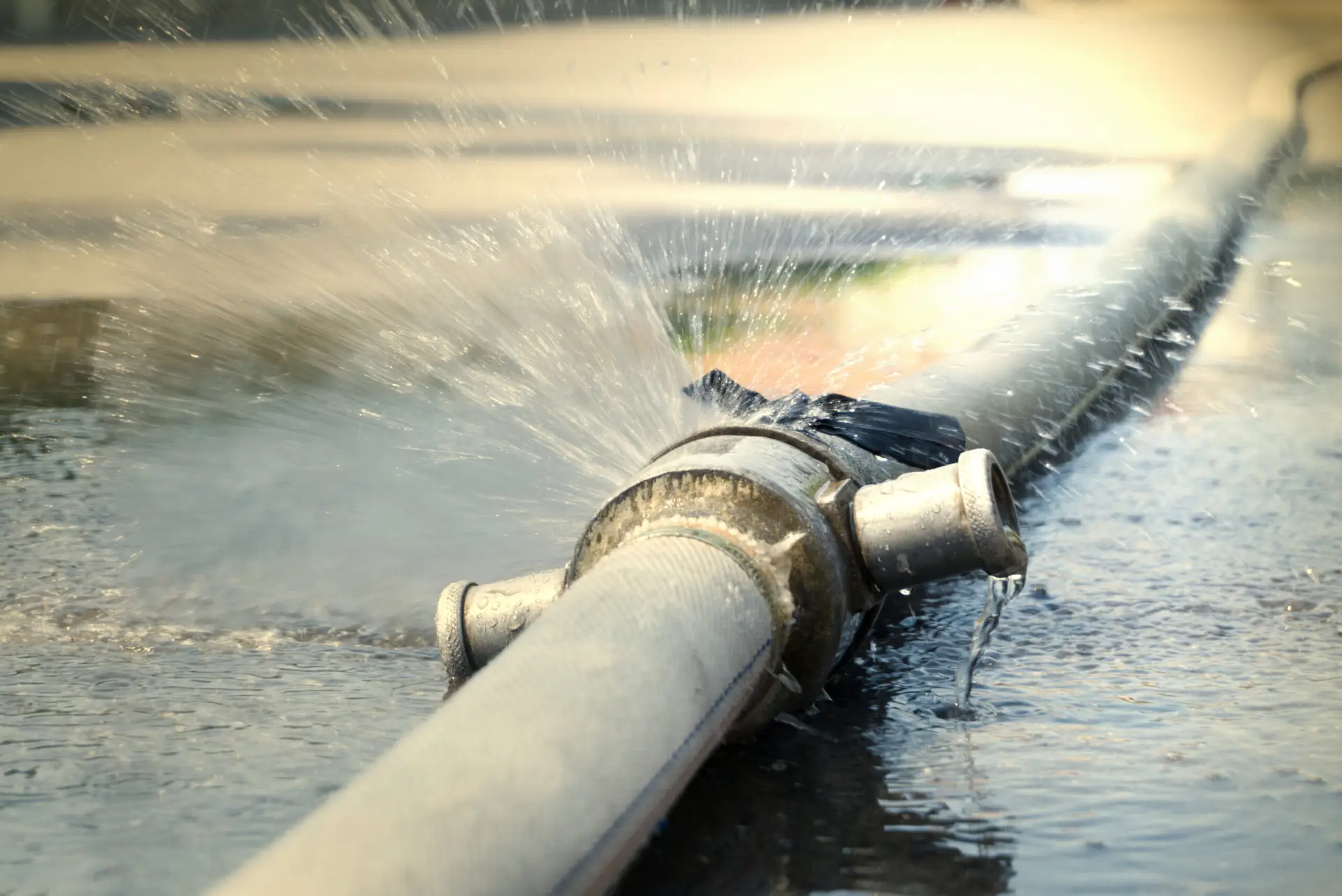 Wasserrohrbruch bei einem Rohrbruch in Wien